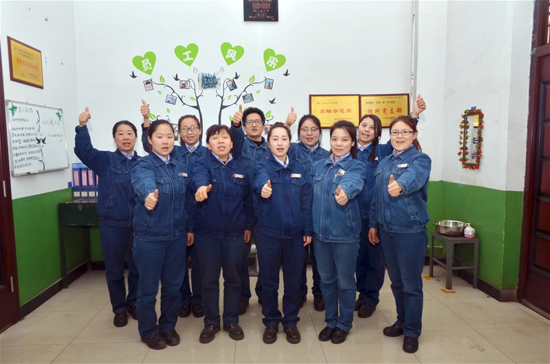 公司炼铁厂265㎡烧结除尘班荣获“天下巾帼文化岗”